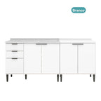 Conjunto Balcões Miami Point Carraro Branco