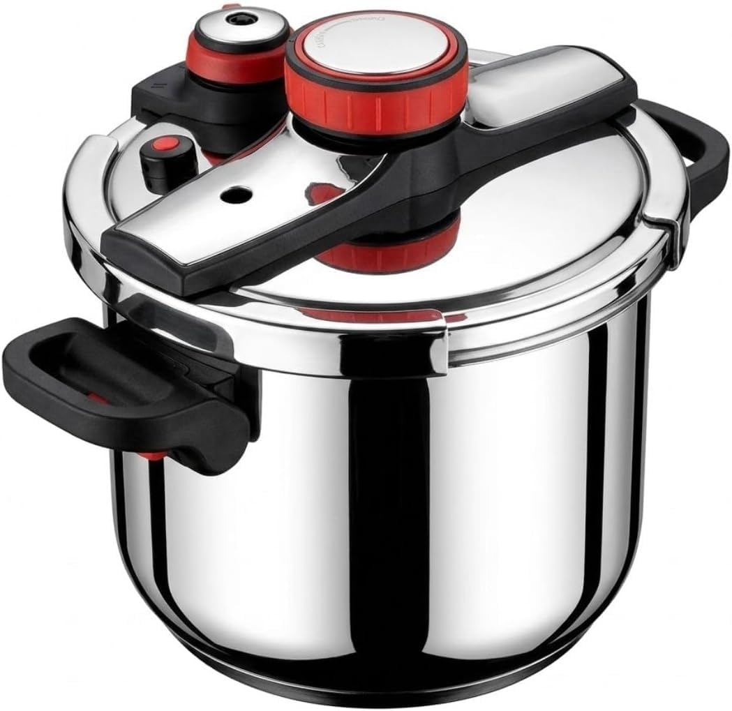Kit Panelas de Pressão TurboAço Inoxidável Marmor Decor
