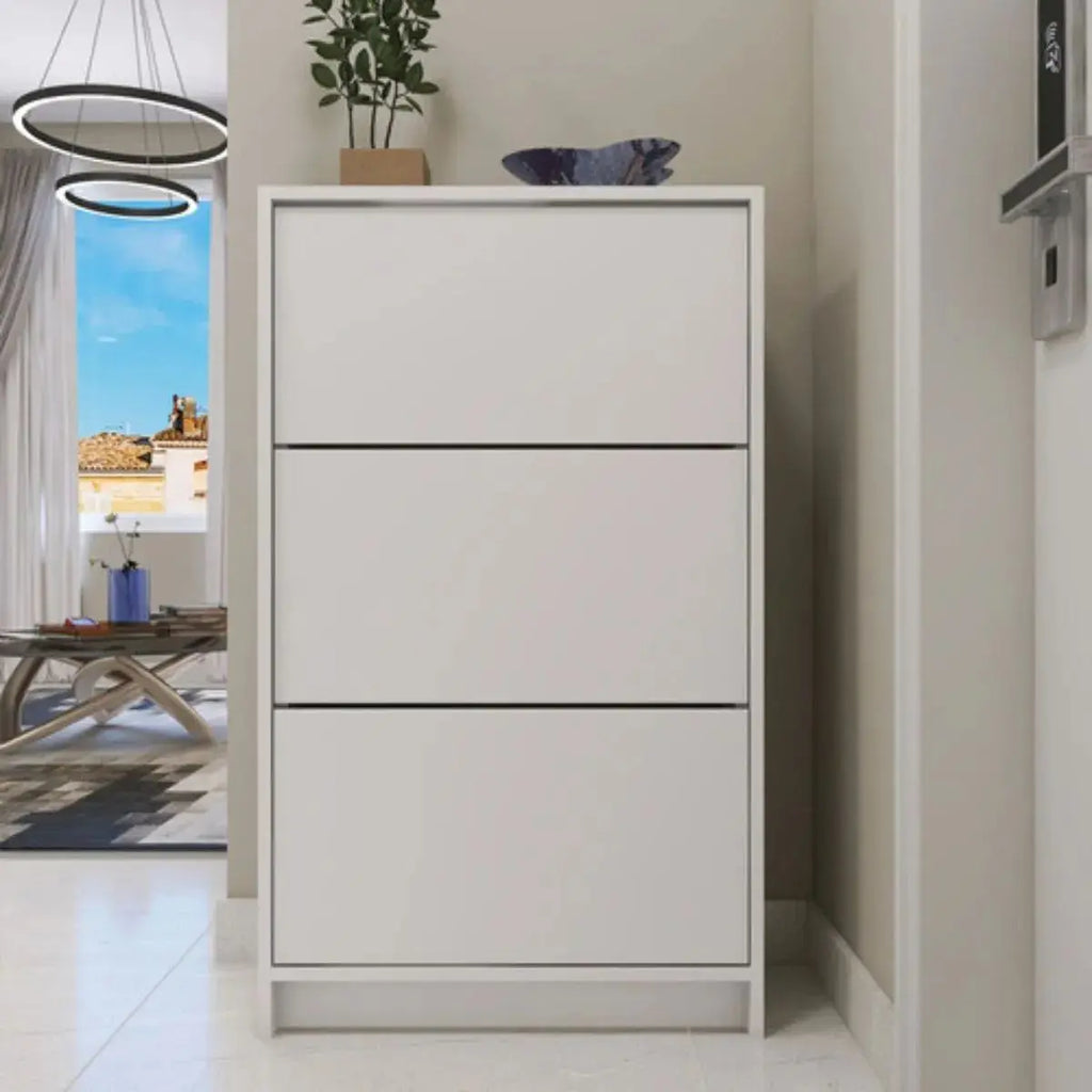 Sapateira 3 Portas Basculantes Compacta 65cm 