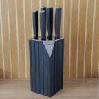 Kit 5 Facas Profissionais de Cozinha com Suporte 